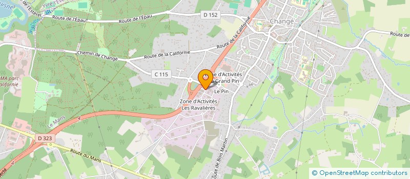 localisation de l'entreprise MADAME CHANTAL MALA  CHANGE