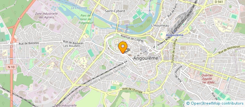 localisation de l'entreprise MADAME CHANTAL MALECOT à ANGOULEME