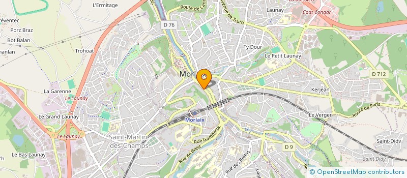 localisation de l'entreprise MADAME CHANTAL MALLET  MORLAIX