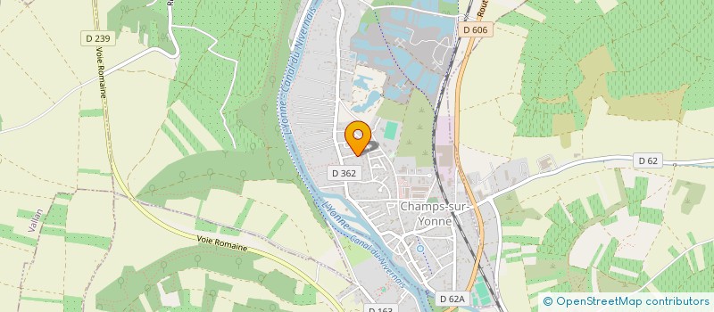 localisation de l'entreprise MADAME CHANTAL MANCINI  CHAMPS-SUR-YONNE