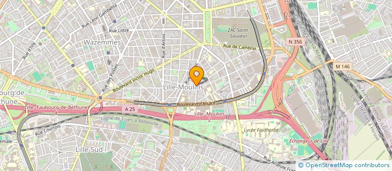 localisation de l'entreprise MADAME CHANTAL MANOGIL à LILLE