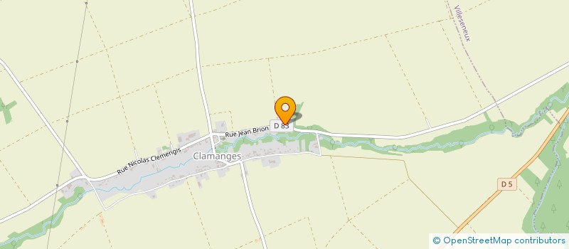 localisation de l'entreprise MADAME CHANTAL MARA  CLAMANGES