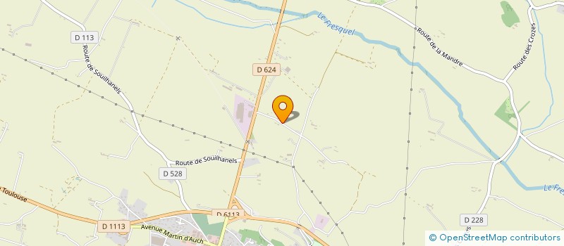 localisation de l'entreprise MADAME CHANTAL MARAN  CASTELNAUDARY