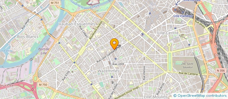 localisation de l'entreprise MADAME CHANTAL MARCHAND à LILLE