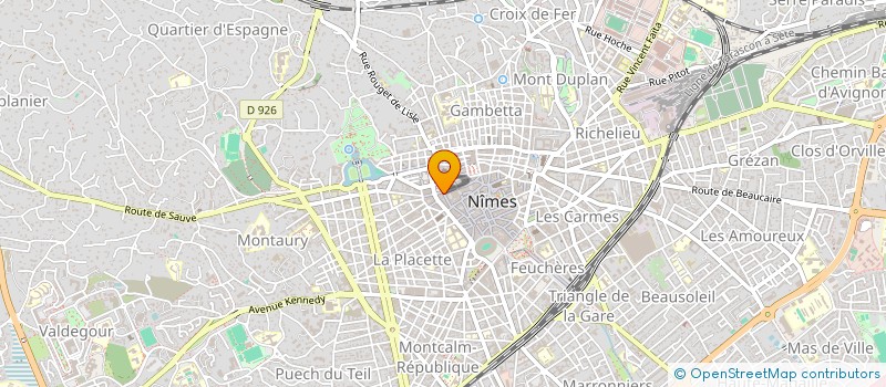 localisation de l'entreprise MADAME CHANTAL MARCHON à NIMES