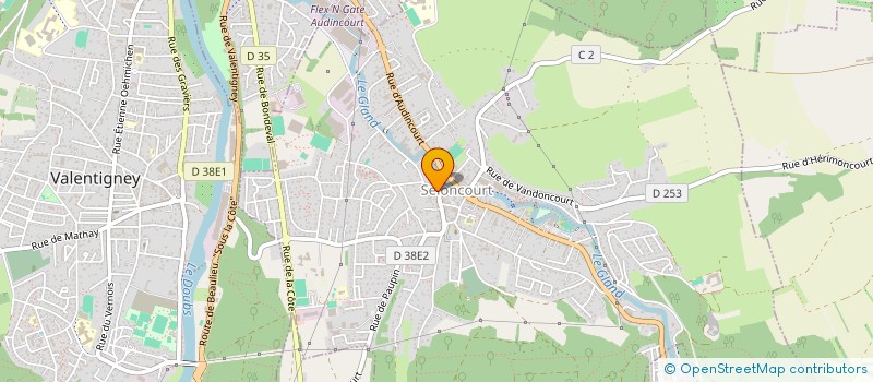 localisation de l'entreprise MADAME CHANTAL MARECHAL  SELONCOURT