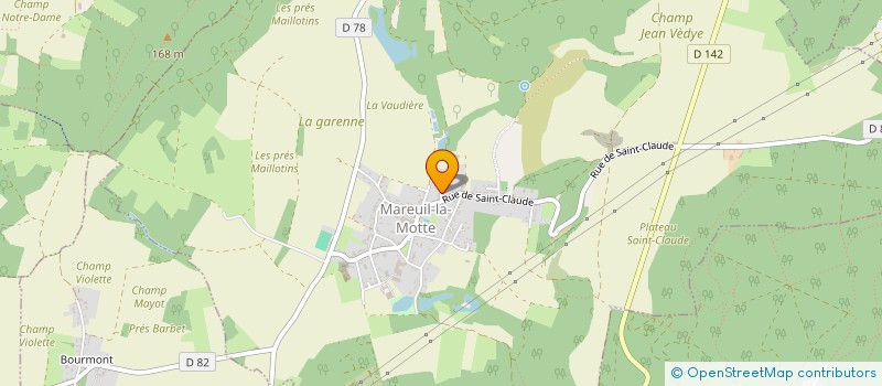 localisation de l'entreprise MADAME CHANTAL MARGUE  MAREUIL-LA-MOTTE