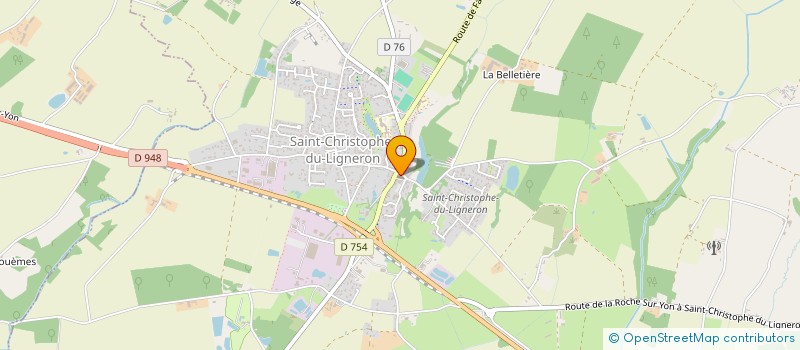 localisation de l'entreprise MADAME CHANTAL MARQUIS  SAINT-CHRISTOPHE-DU-LIGNERON
