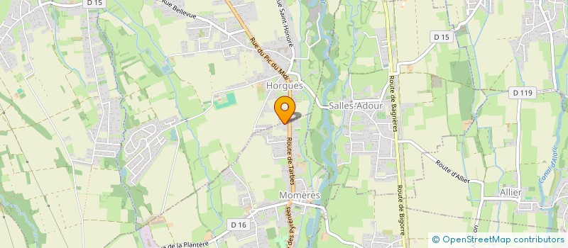 localisation de l'entreprise MADAME CHANTAL MARTET  MOMERES