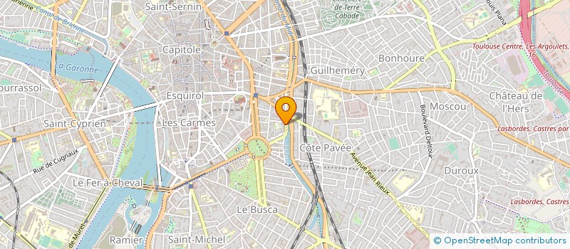 localisation de l'entreprise MADAME CHANTAL MARTIN à TOULOUSE