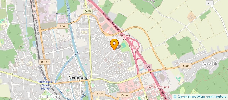 localisation de l'entreprise MADAME CHANTAL MARTIN  NEMOURS