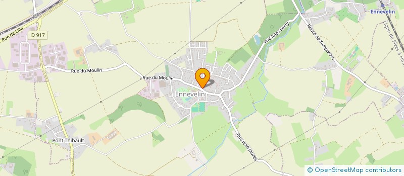 localisation de l'entreprise MADAME CHANTAL MARTO  ENNEVELIN