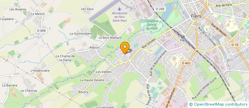 localisation de l'entreprise MADAME CHANTAL MASCLE à SAINT-GEORGES-DES-GROSEILLERS