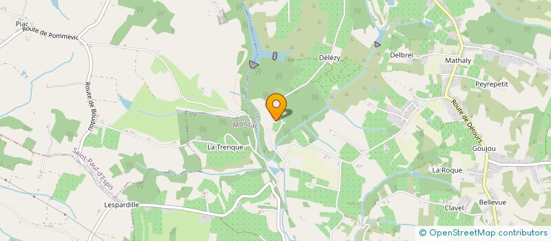 localisation de l'entreprise MADAME CHANTAL MASSEREY  MOISSAC