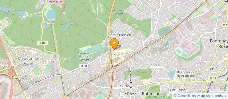 localisation de l'entreprise MADAME CHANTAL MASSINES  CLAMART