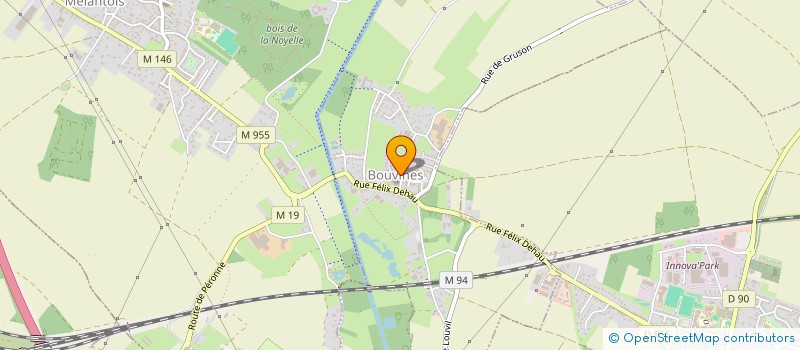 localisation de l'entreprise MADAME CHANTAL MATHIAS  BOUVINES