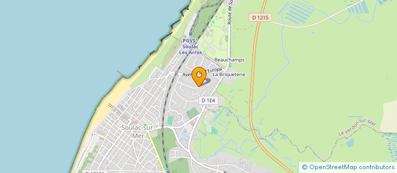 localisation de l'entreprise MADAME CHANTAL MAURER  SOULAC-SUR-MER