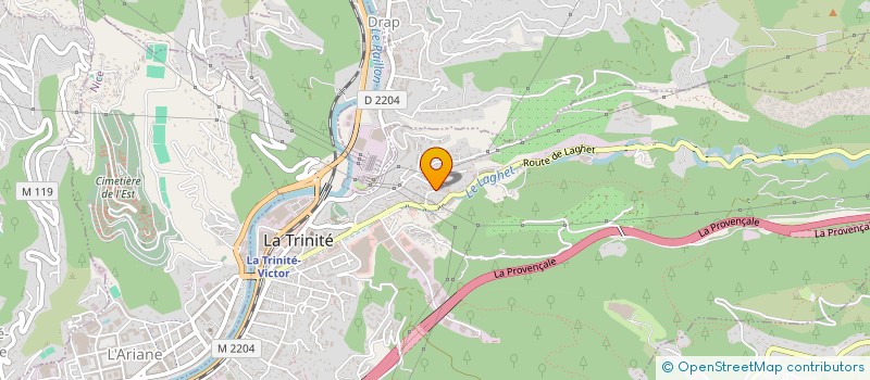 localisation de l'entreprise MADAME CHANTAL MAURIN à LA TRINITE