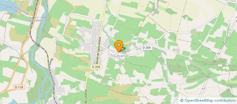 localisation de l'entreprise MADAME CHANTAL MAURY  CAVANAC