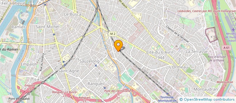 localisation de l'entreprise MADAME CHANTAL MAZARS  TOULOUSE