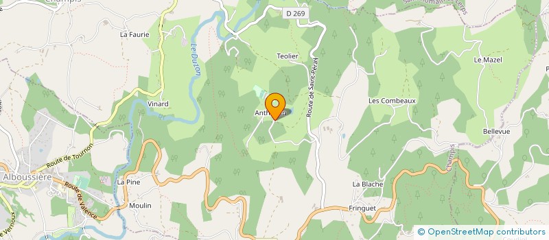 localisation de l'entreprise MADAME CHANTAL MAZEYRAT à CHAMPIS