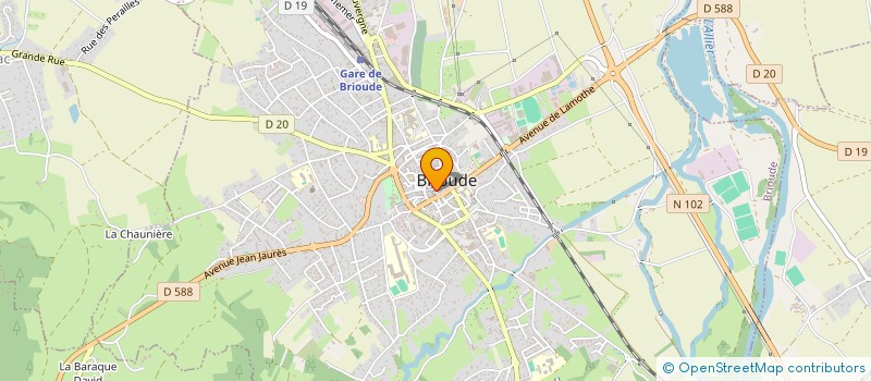 localisation de l'entreprise MADAME CHANTAL MAZIARSKI à BRIOUDE