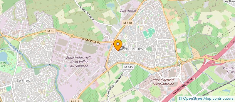 localisation de l'entreprise MADAME CHANTAL MEDINA à VENDARGUES