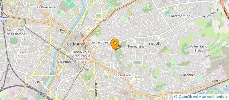 localisation de l'entreprise MADAME CHANTAL MEGRIER à LE MANS