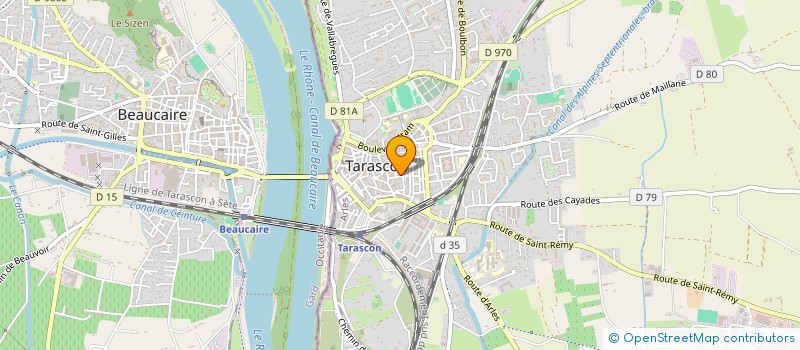 localisation de l'entreprise MADAME CHANTAL MELANSON  TARASCON