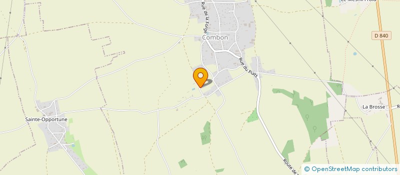 localisation de l'entreprise MADAME CHANTAL MERIGEAUX  BARC