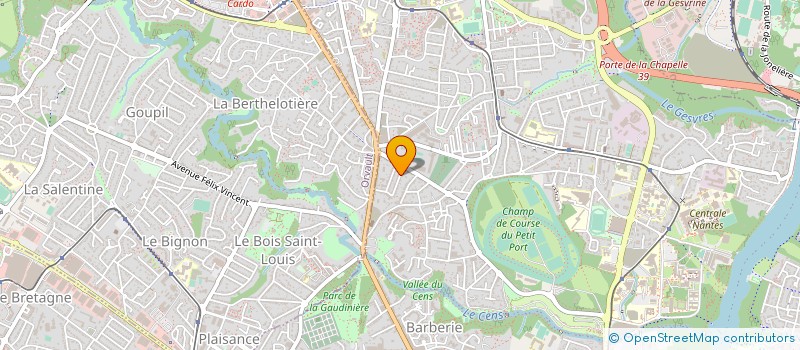 localisation de l'entreprise MADAME CHANTAL MERLET à NANTES