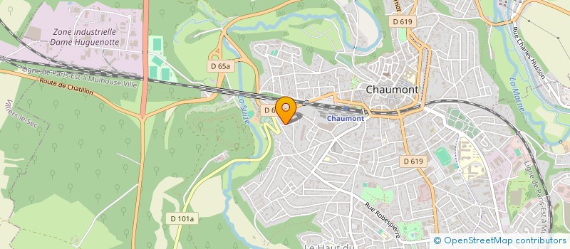 localisation de l'entreprise MADAME CHANTAL MEZZO à CHAUMONT