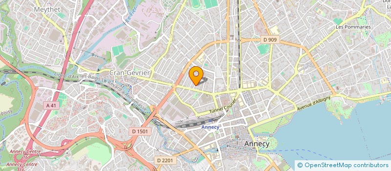 localisation de l'entreprise MADAME CHANTAL MIEGE à ANNECY