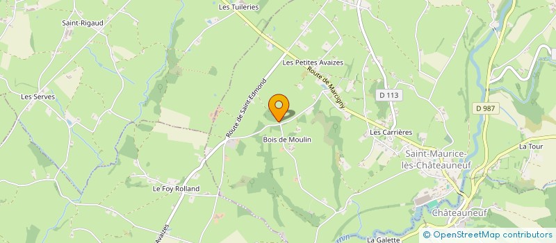 localisation de l'entreprise MADAME CHANTAL MILLIER  SAINT-MAURICE-LES-CHATEAUNEUF