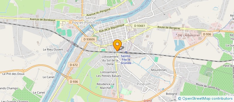 localisation de l'entreprise MADAME CHANTAL MILLON  PINEUILH