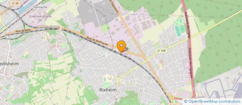 localisation de l'entreprise MADAME CHANTAL MINARY  RIXHEIM