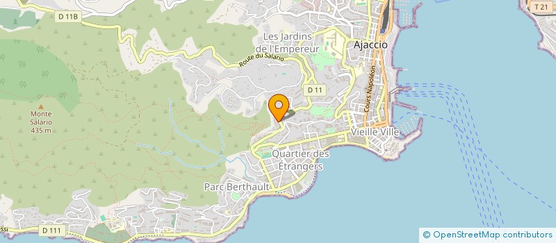 localisation de l'entreprise MADAME CHANTAL MITJAVILLE à AJACCIO