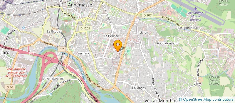 localisation de l'entreprise MADAME CHANTAL MOKALA  ANNEMASSE