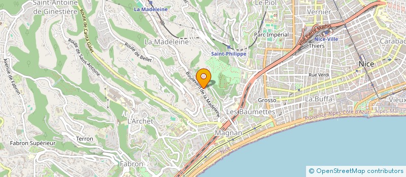localisation de l'entreprise MADAME CHANTAL MOLINERI à NICE