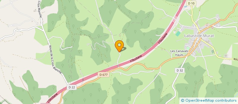 localisation de l'entreprise MADAME CHANTAL MOLINIE  COEUR DE CAUSSE