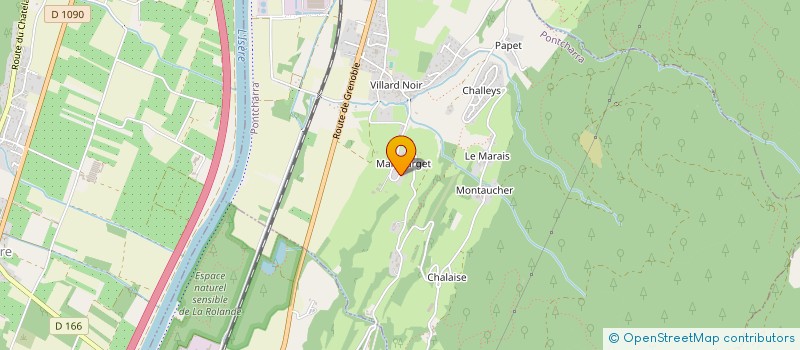 localisation de l'entreprise MADAME CHANTAL MONCENIX  PONTCHARRA