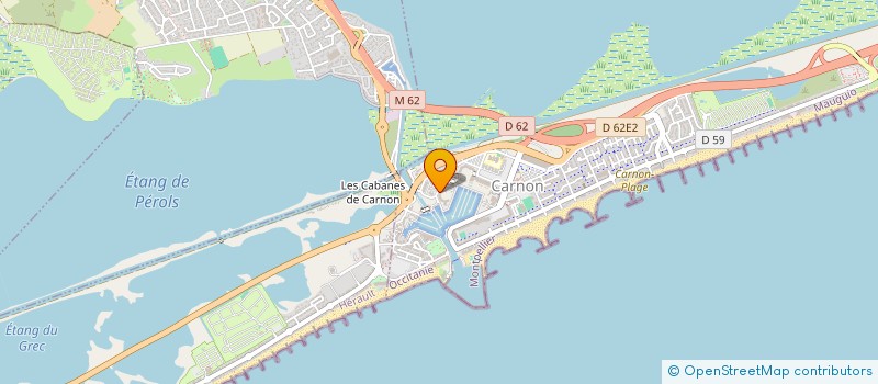 localisation de l'entreprise MADAME CHANTAL MONCHIETTI à MONTPELLIER