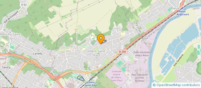 localisation de l'entreprise MADAME CHANTAL MONFALET  VILLERS-SAINT-PAUL