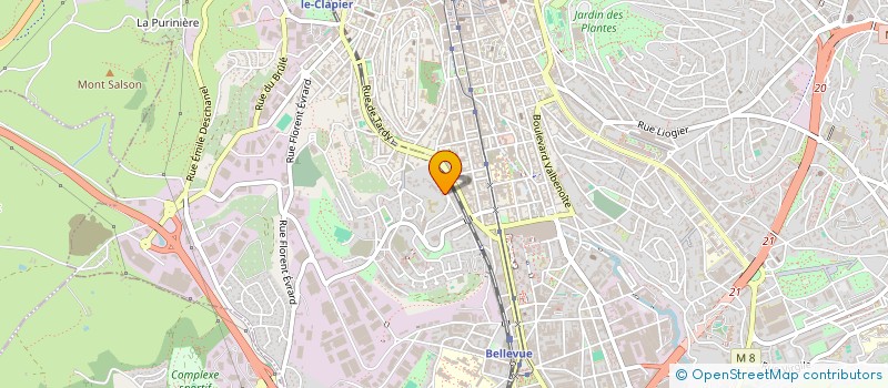 localisation de l'entreprise MADAME CHANTAL MONIER  SAINT-ETIENNE