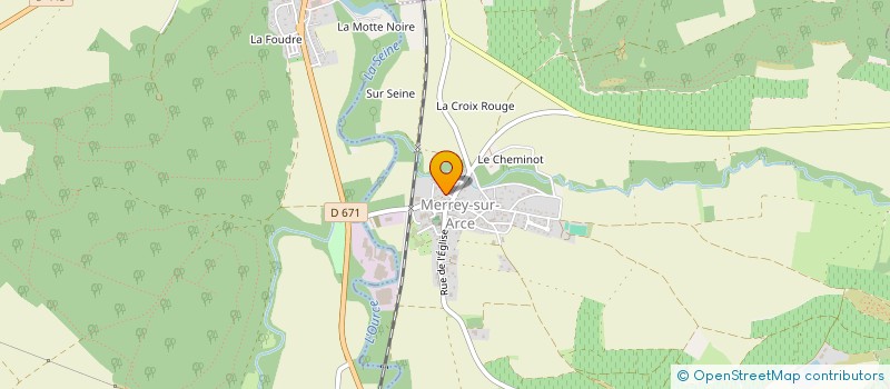 localisation de l'entreprise MADAME CHANTAL MONNEY à MERREY-SUR-ARCE