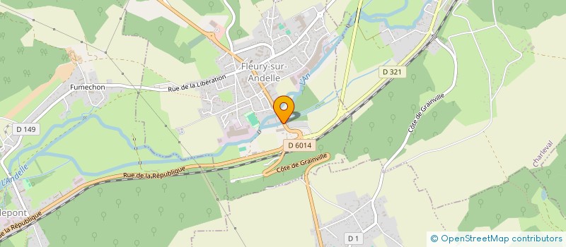 localisation de l'entreprise MADAME CHANTAL MONNIER à FLEURY-SUR-ANDELLE