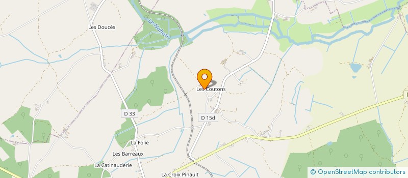 localisation de l'entreprise MADAME CHANTAL MOREAU à PELLEVOISIN
