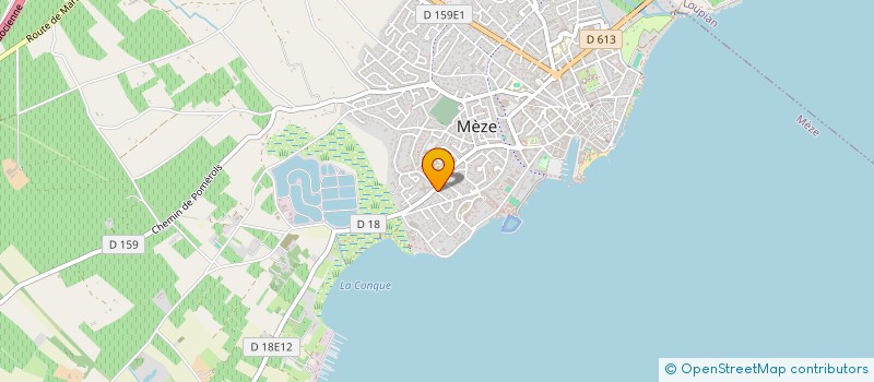 localisation de l'entreprise MADAME CHANTAL MORENO à MEZE