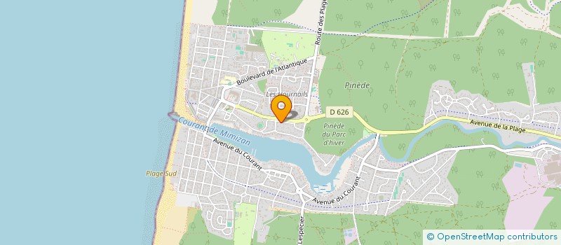 localisation de l'entreprise MADAME CHANTAL MORGA  MIMIZAN