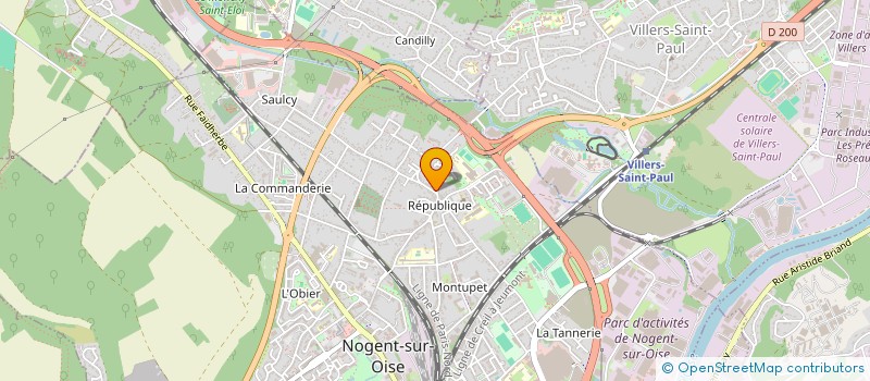 localisation de l'entreprise MADAME CHANTAL MORISOT  NOGENT-SUR-OISE